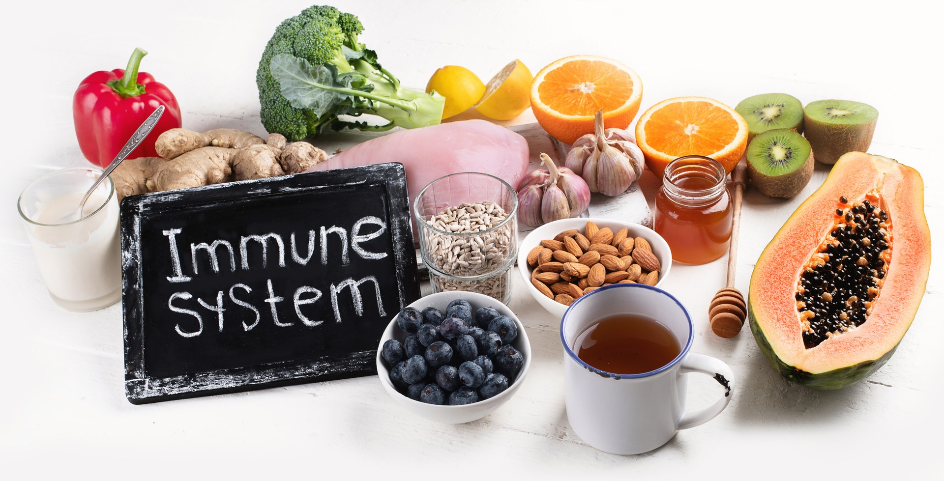 Health  food to boost immune system.